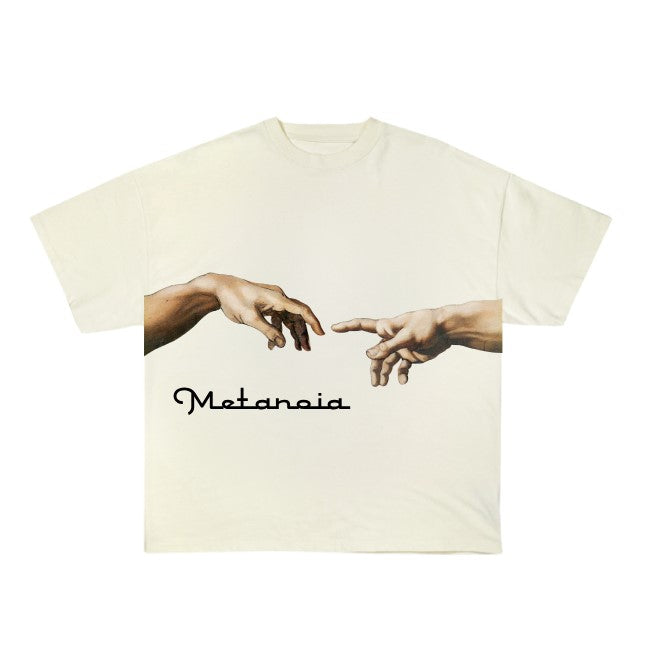 Cream We All Need Jesus Tee