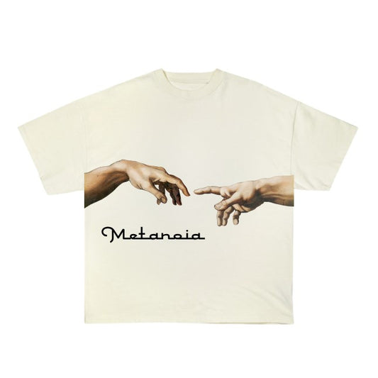 Cream We All Need Jesus Tee